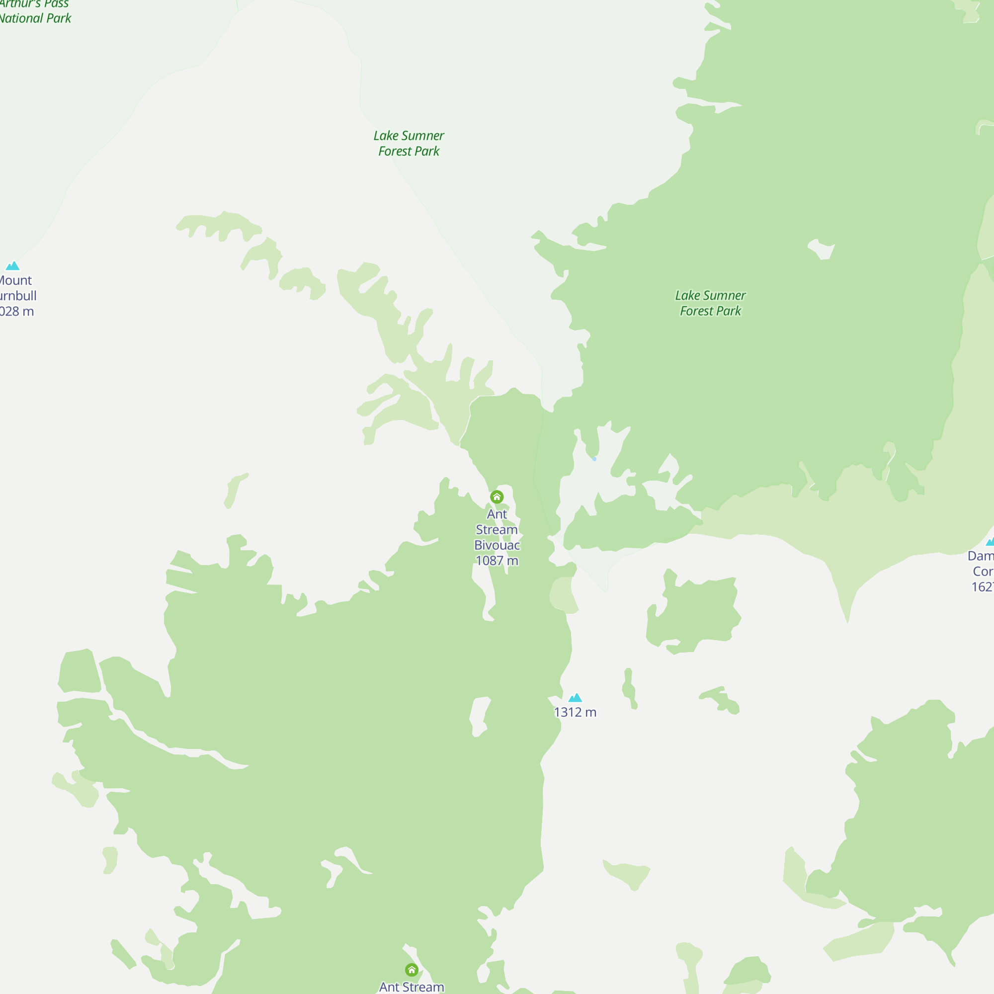 Ant Stream Bivouac map