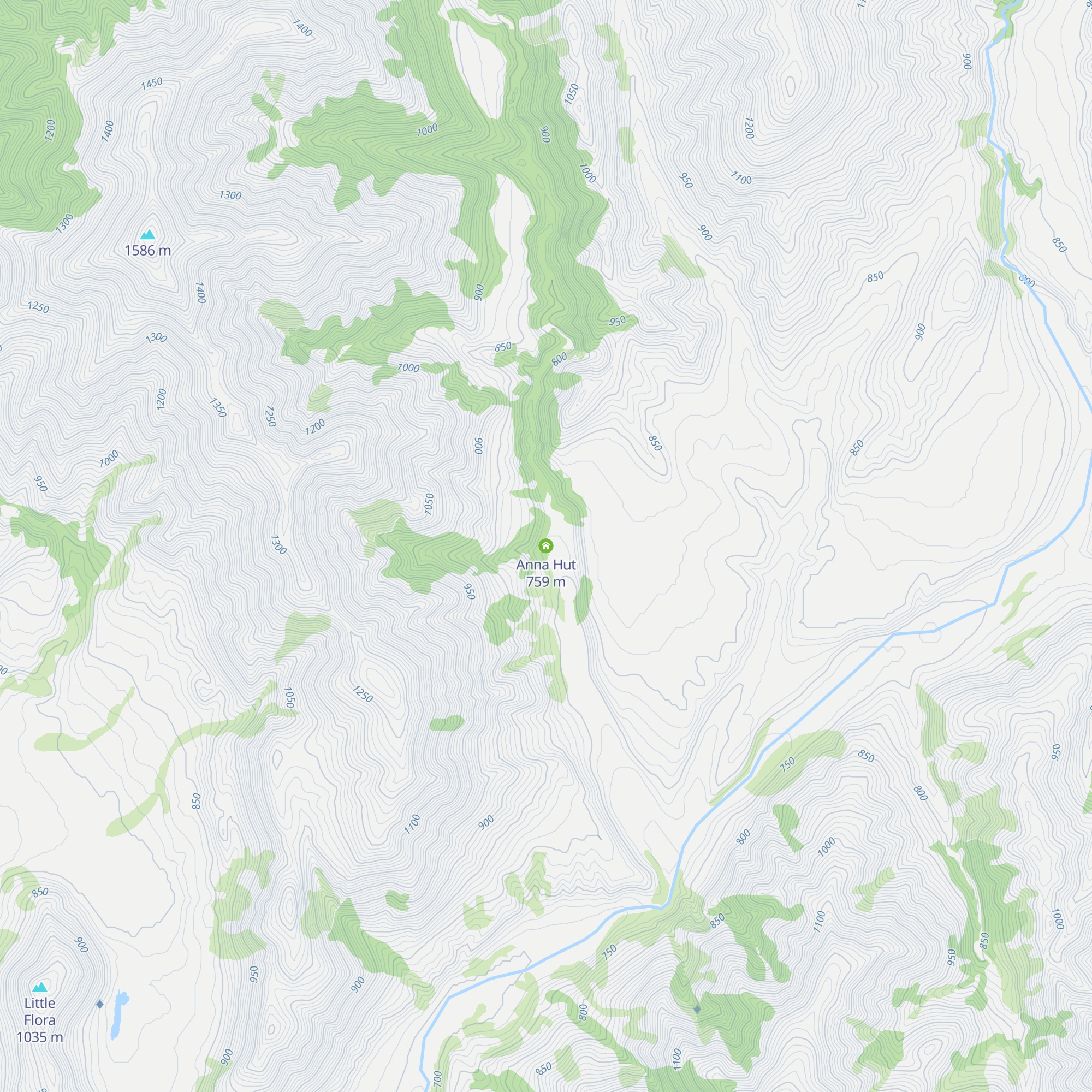 Anna Hut map