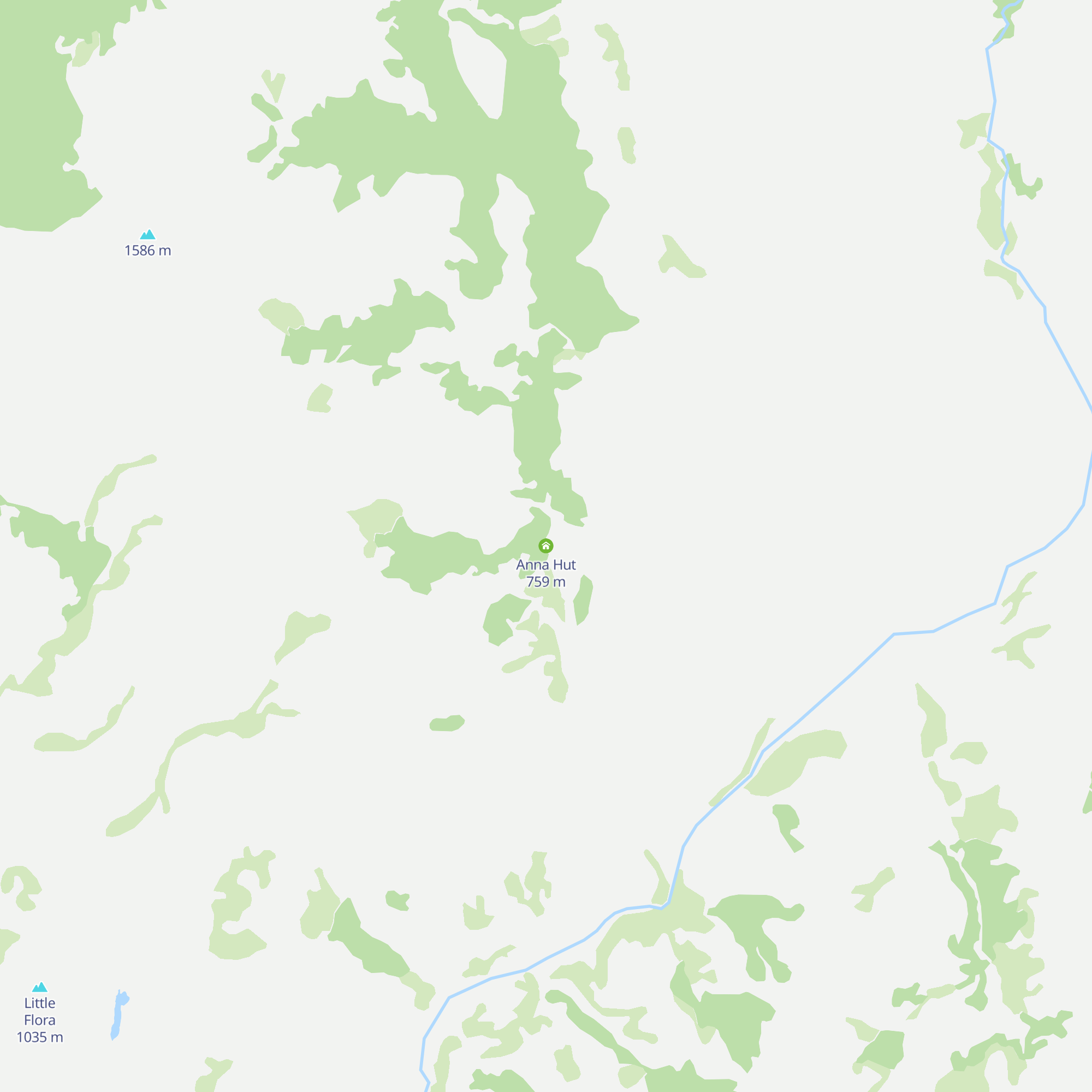 Anna Hut map