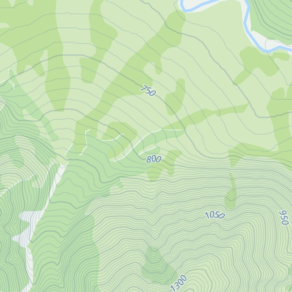 Map of Stony Stream Hut