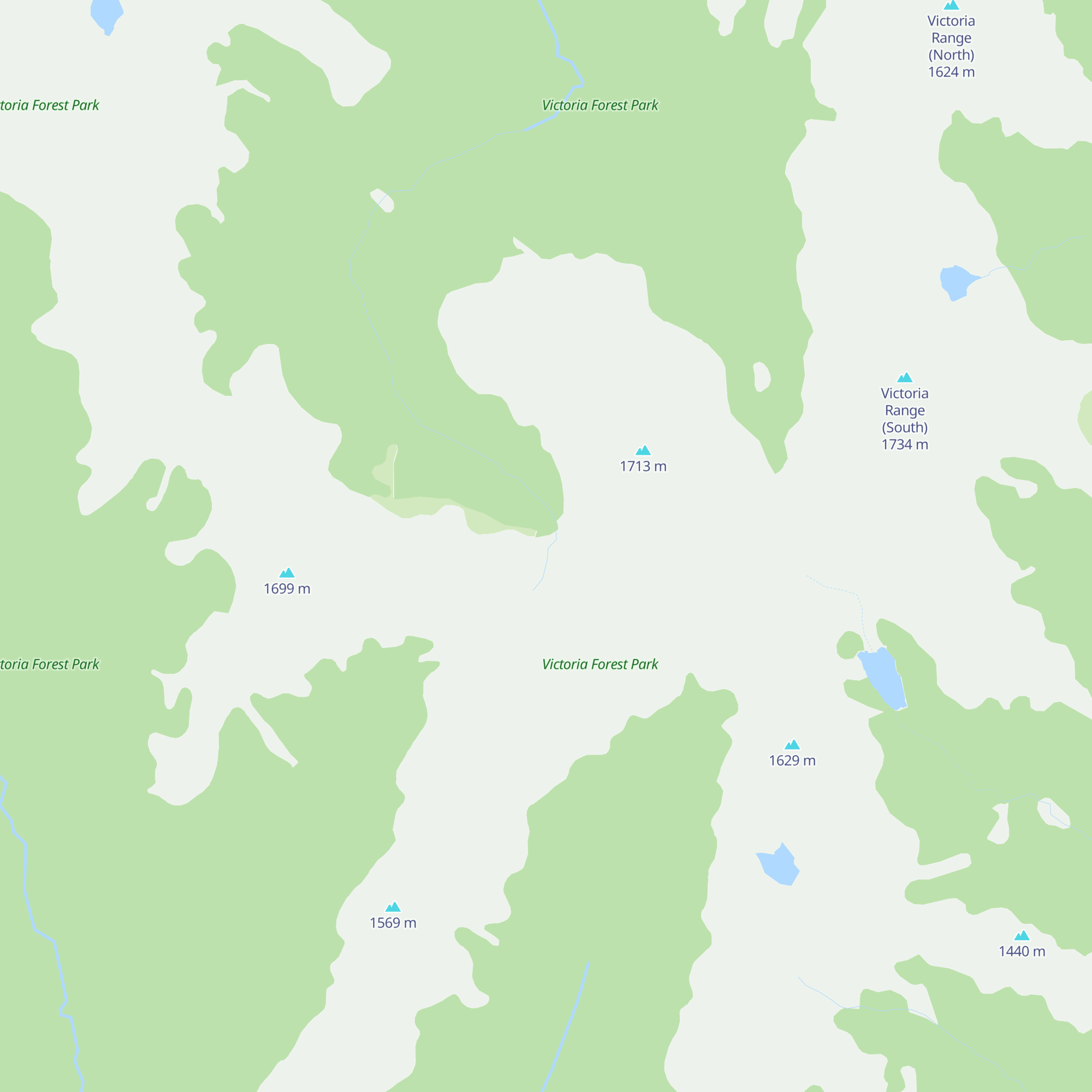 Top Waitahu Bivouac map