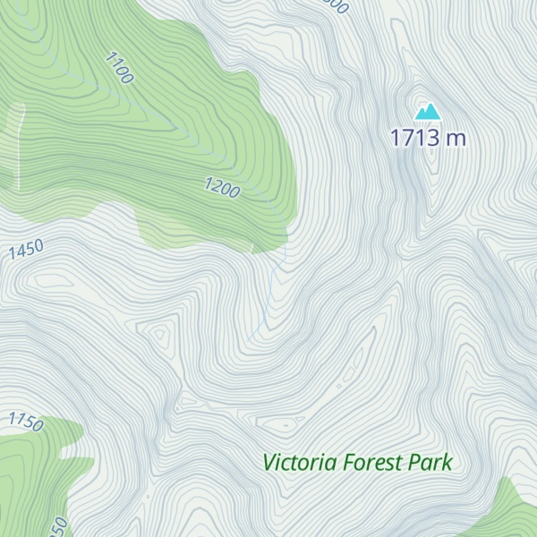 Map of Top Waitahu Bivouac