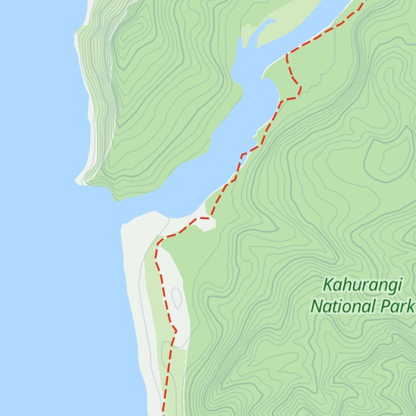 Map of Heaphy Hut Warden's Quarters