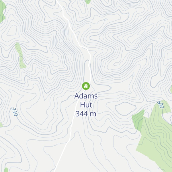 Map of Adams Hut