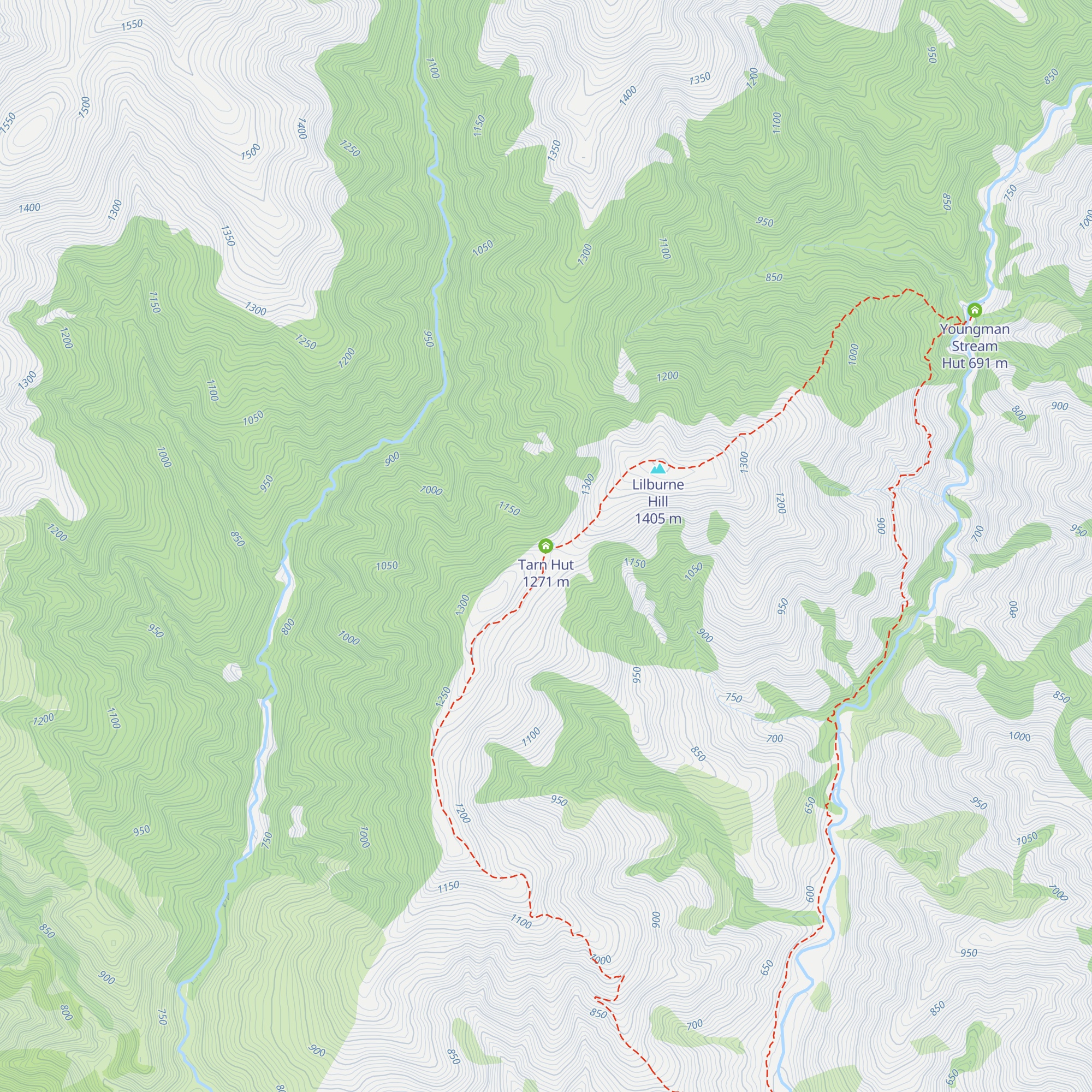 Tarn Hut map