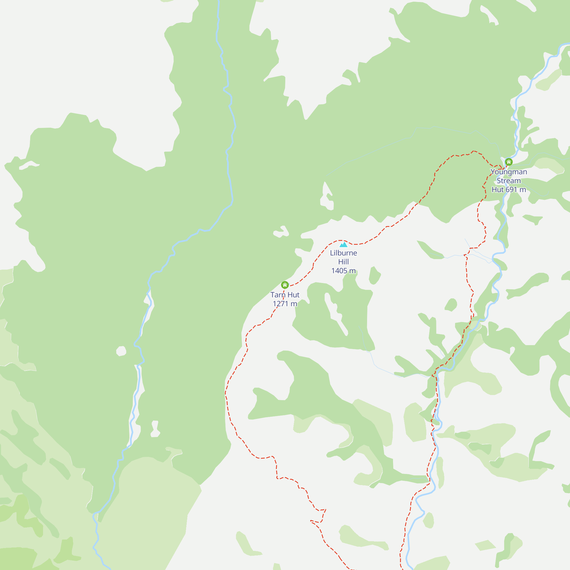 Tarn Hut map