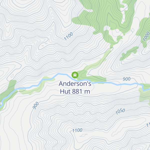Map of Anderson's Hut