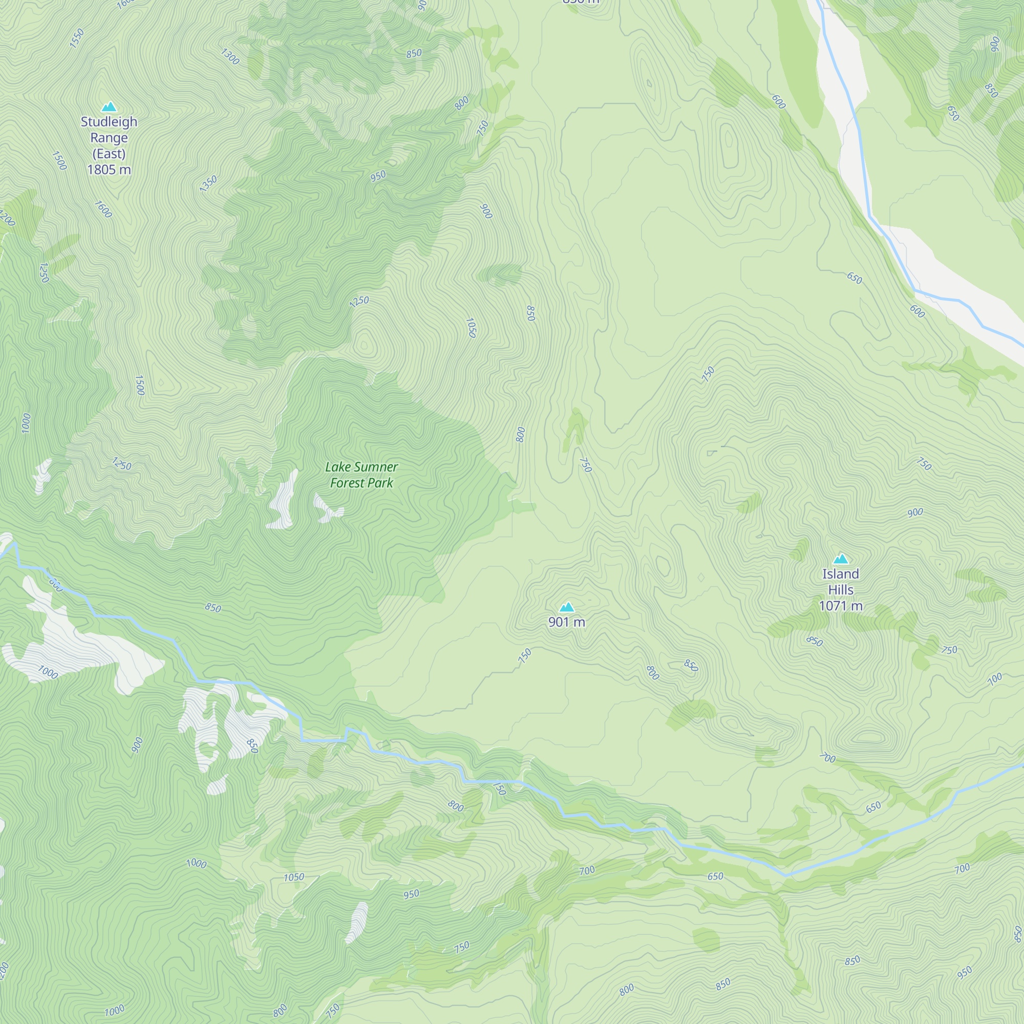Bush Camp Hut map