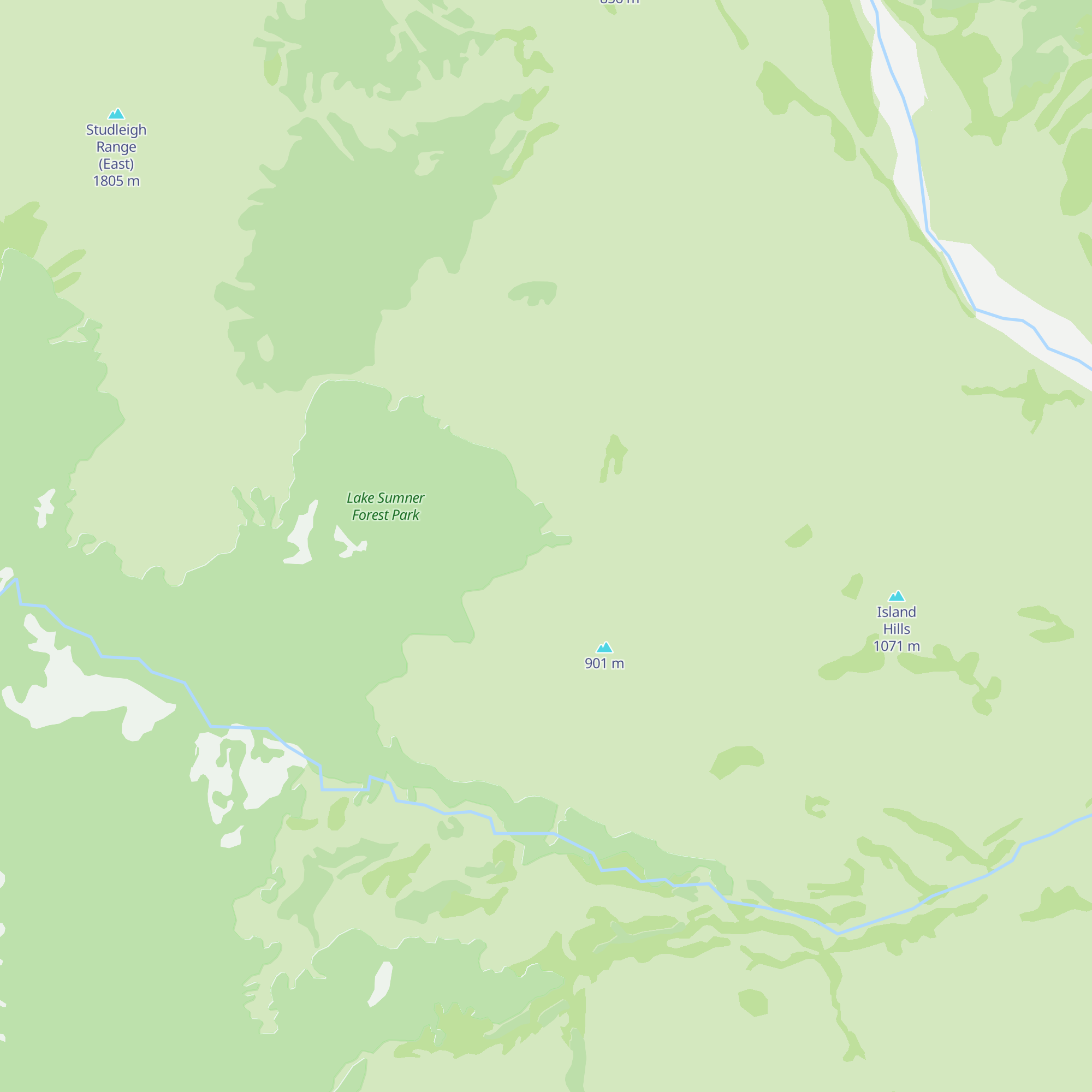 Bush Camp Hut map