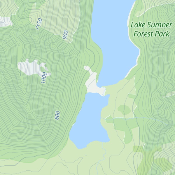 Map of Lake Mason Hut