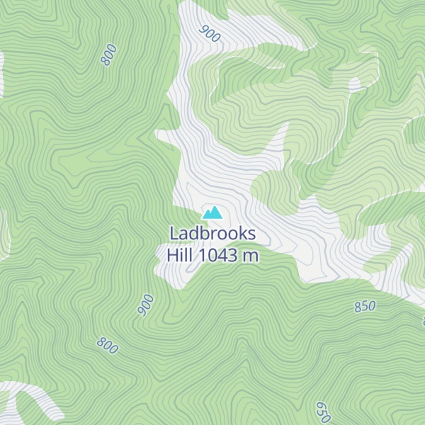 Map of Ladbrooks Hill
