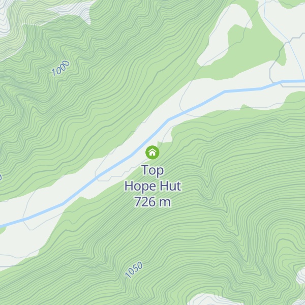 Map of Top Hope Hut