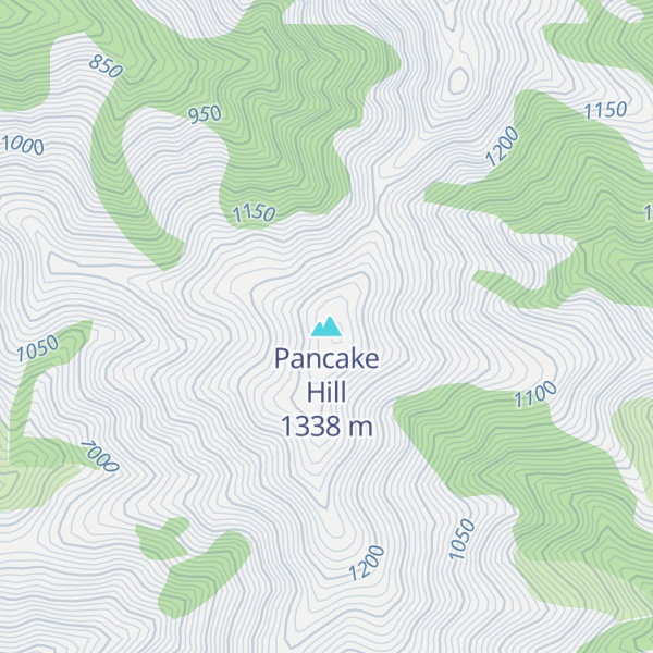 Map of Pancake Hill
