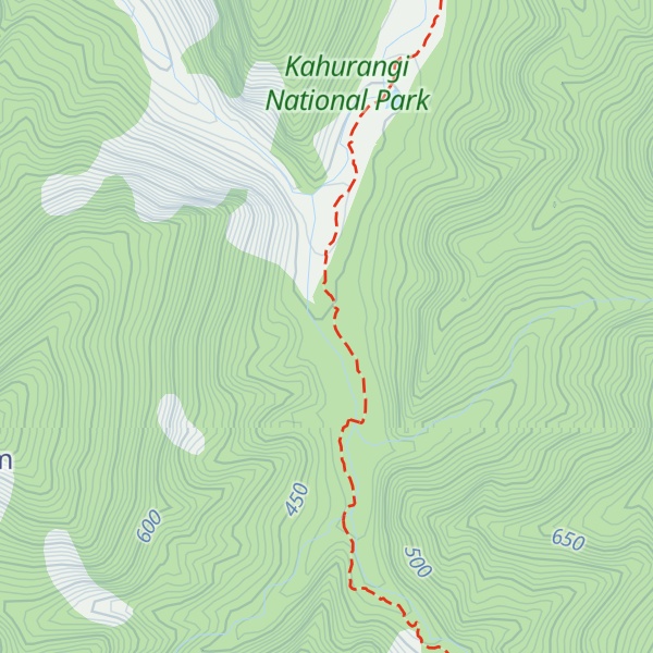 Map of Stern Valley Hut