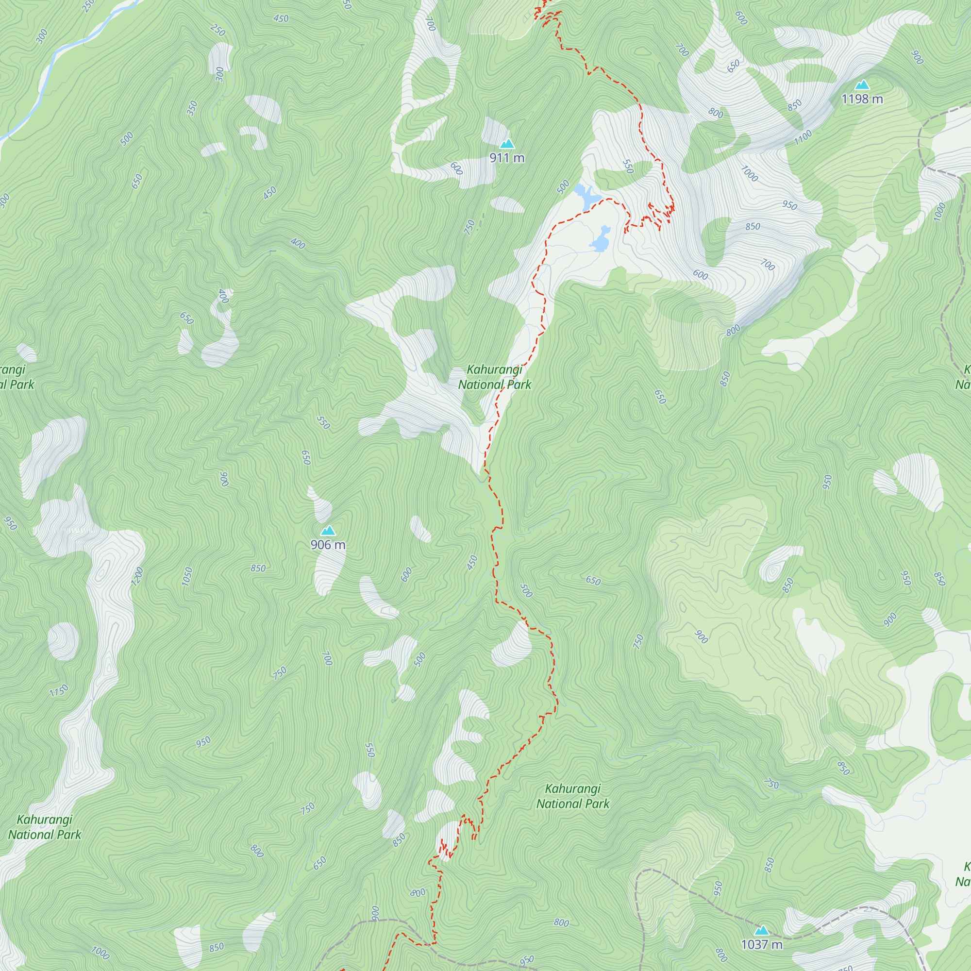 Stern Valley Hut map
