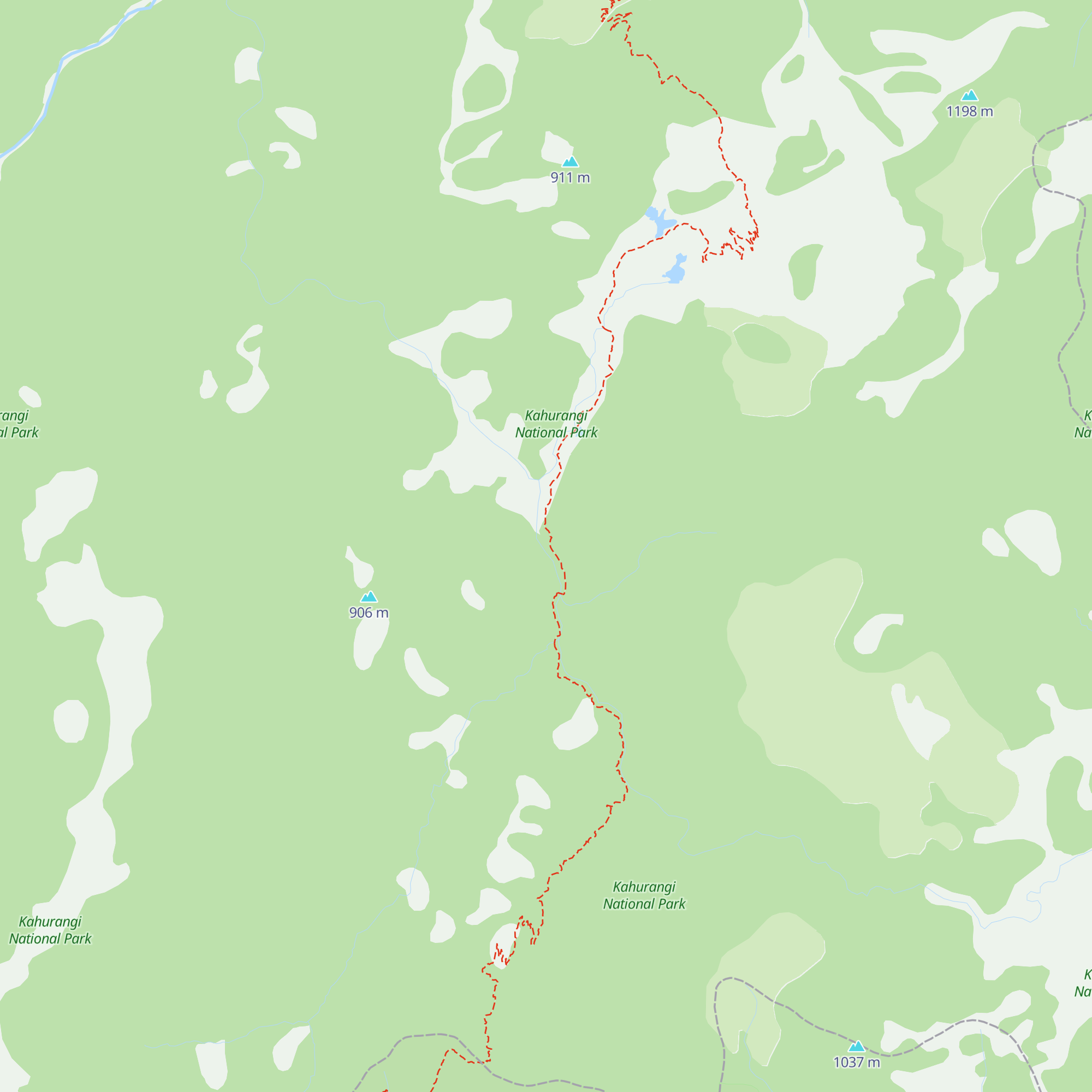 Stern Valley Hut map