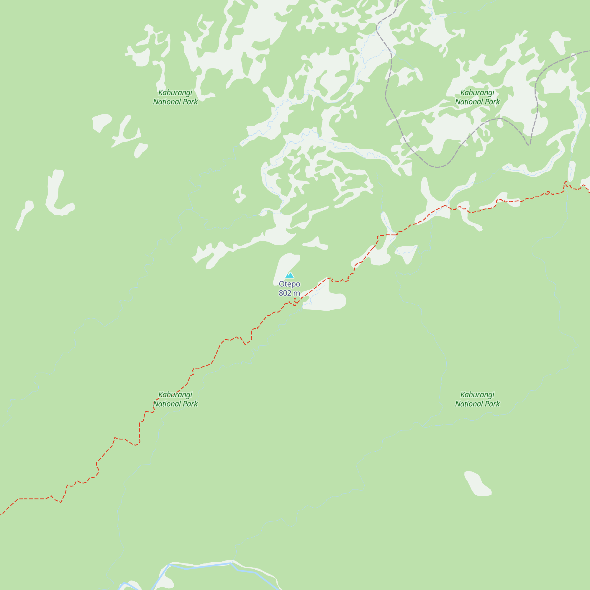 Mackay Wardens Hut map