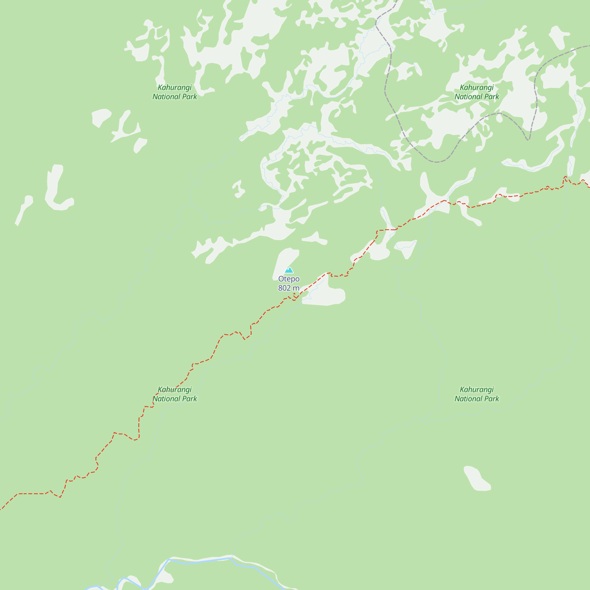 James Mackay Hut map