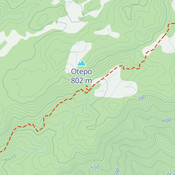 Map of James Mackay Hut