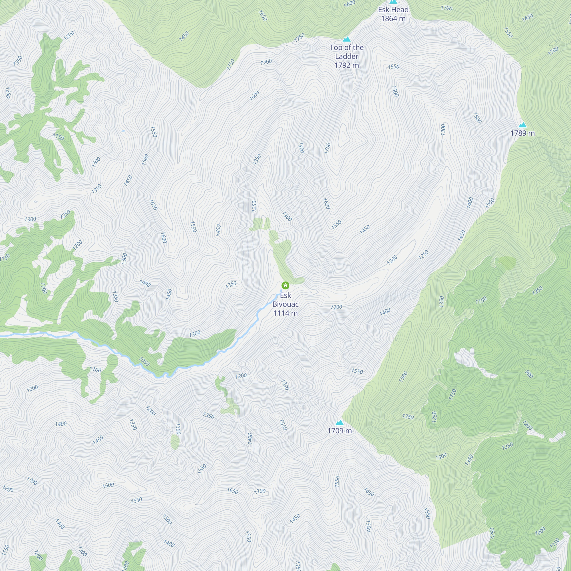 Esk Bivouac map