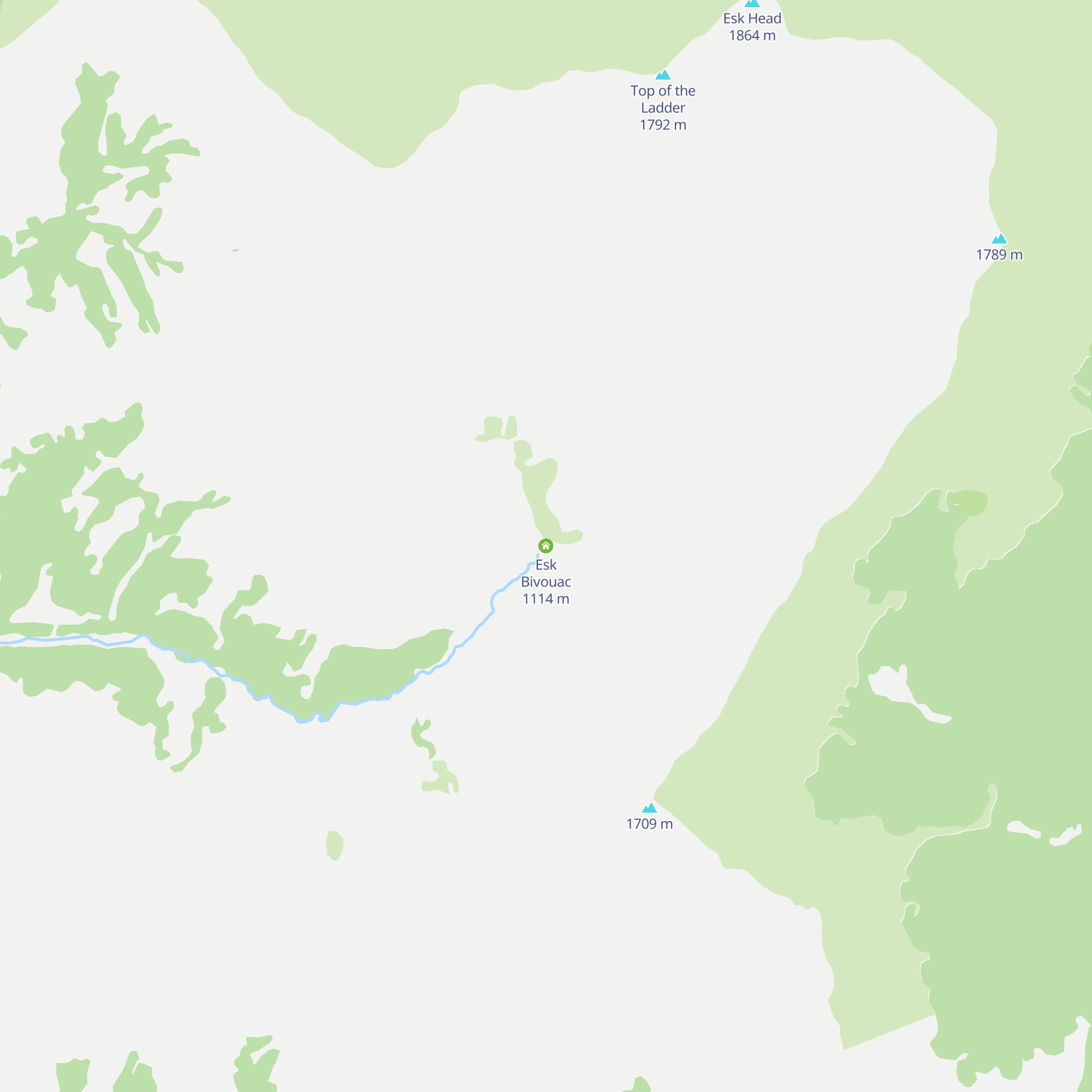 Esk Bivouac map