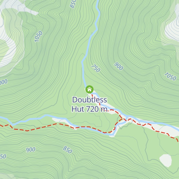 Map of Doubtless Hut