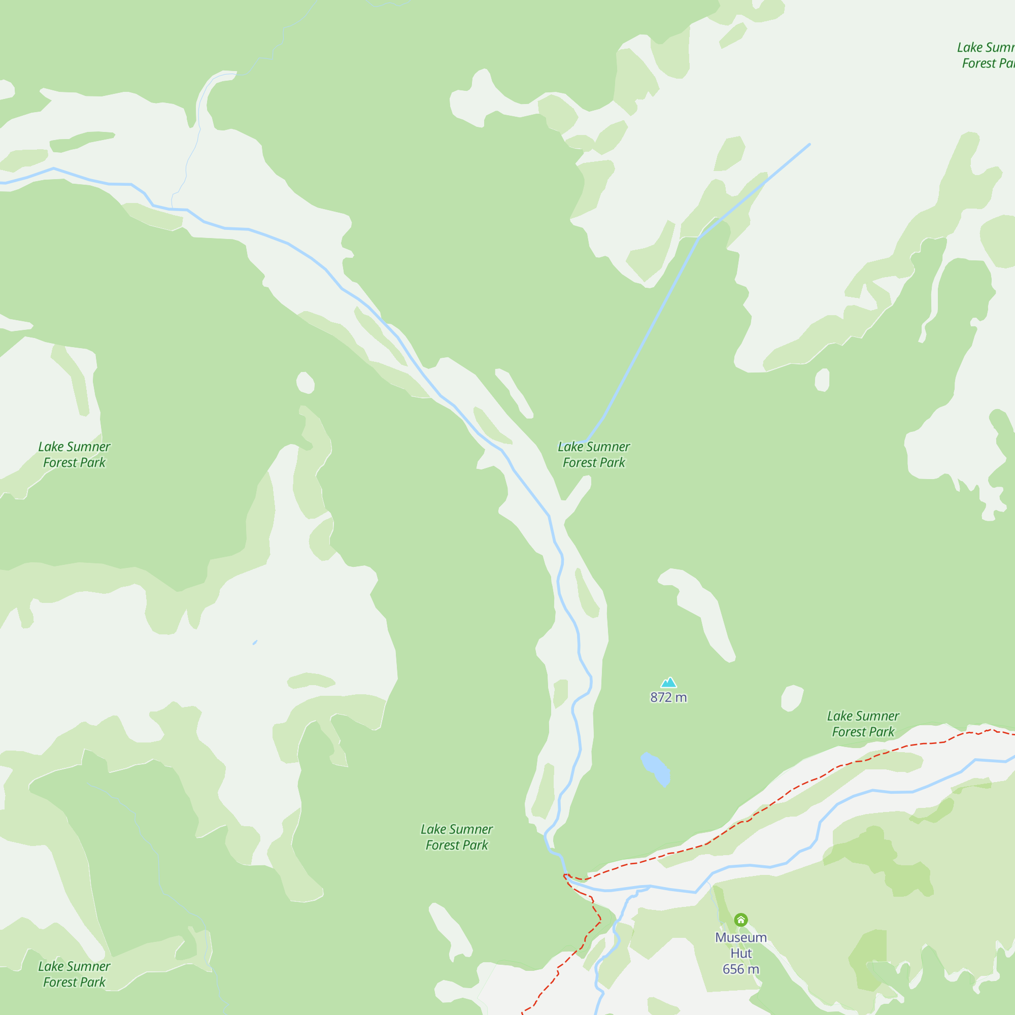 Saint Jacob's Hut map