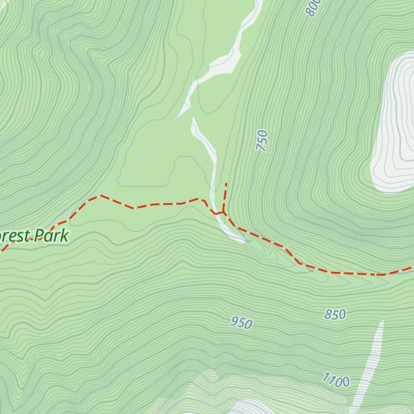 Map of Lake Christabel Hut