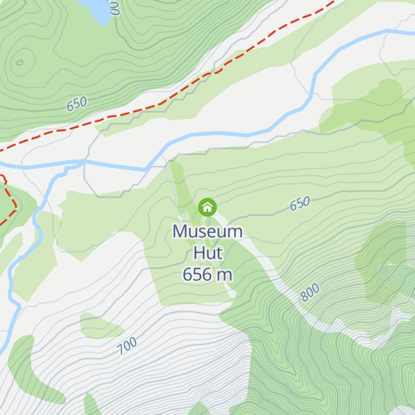 Map of Museum Hut