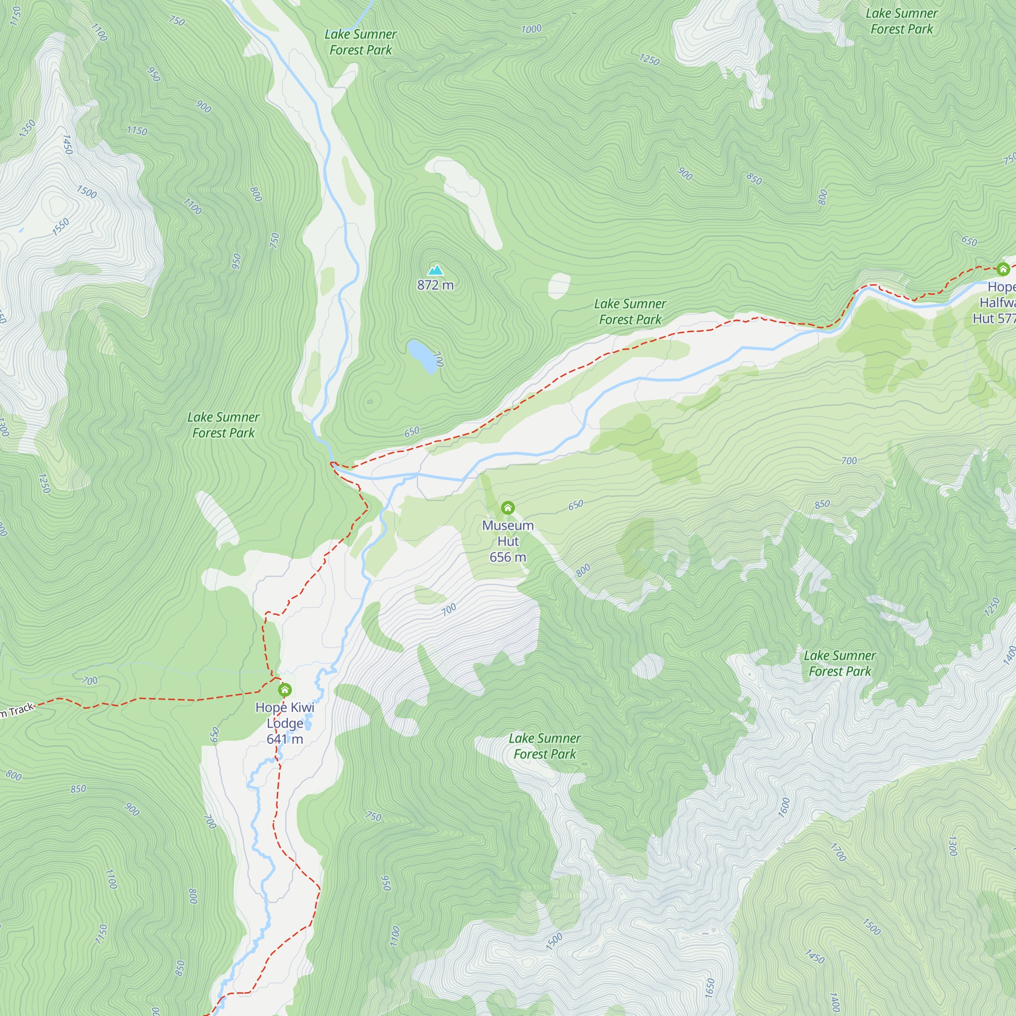 Museum Hut map