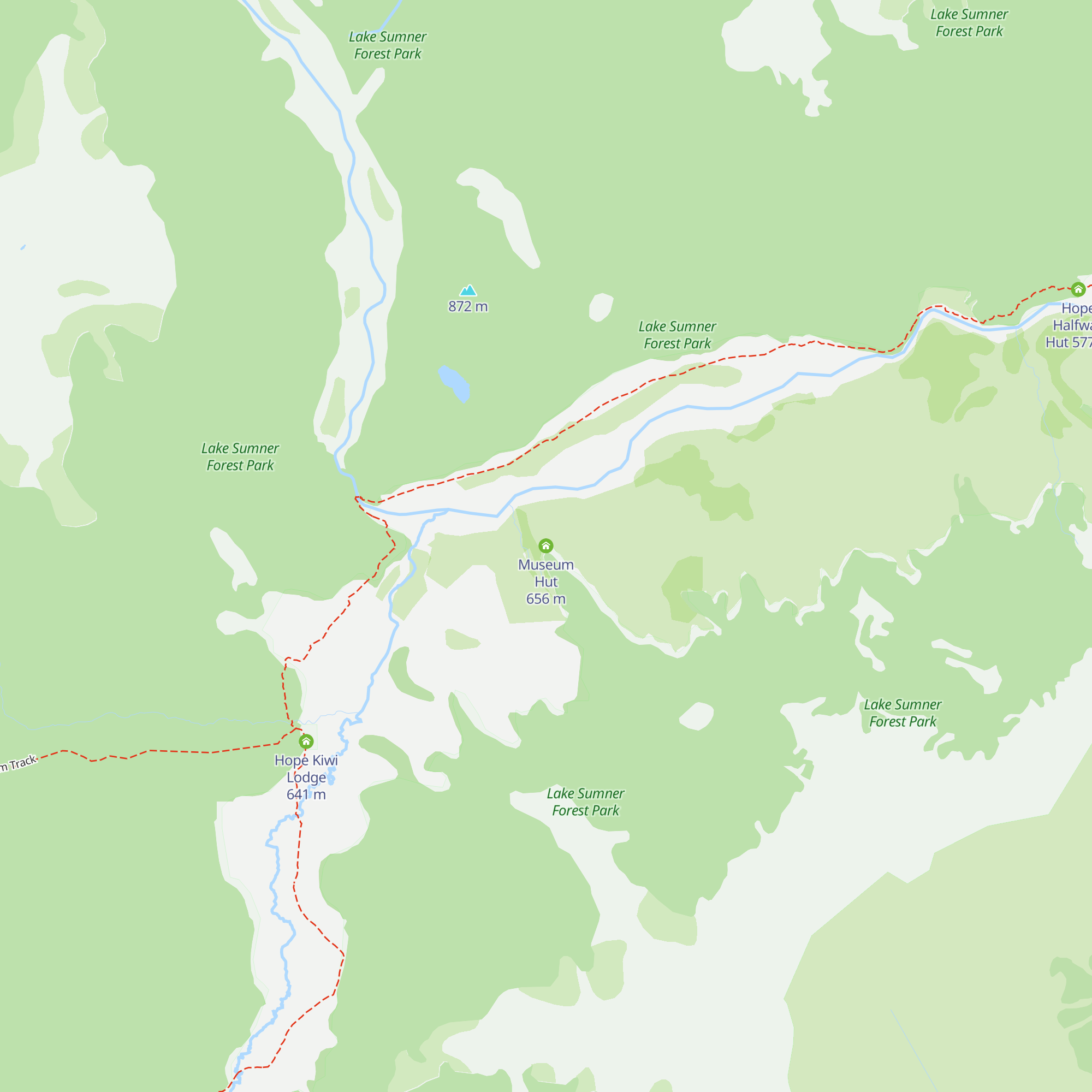 Museum Hut map
