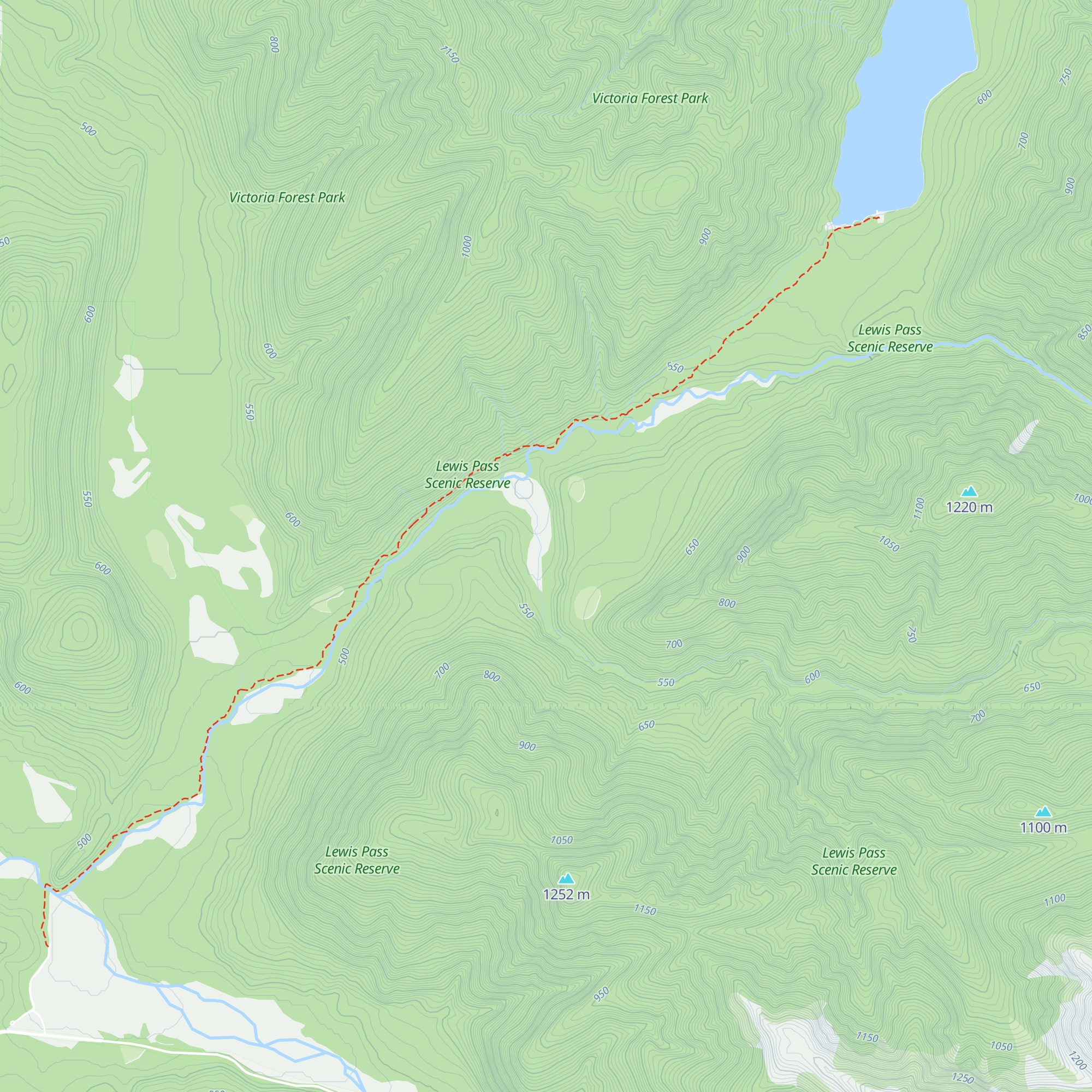Blackadder Rest map