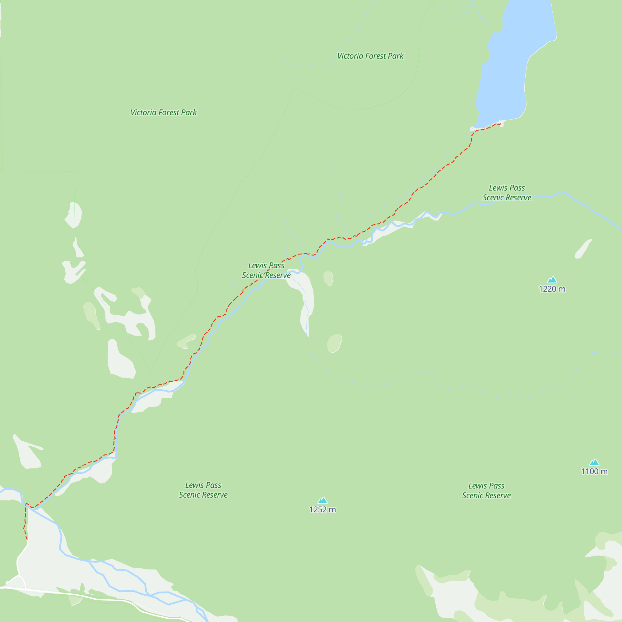 Blackadder Rest map