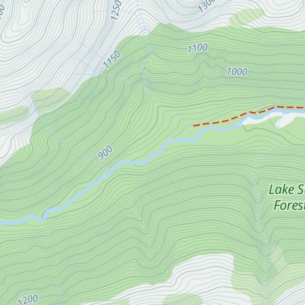 Map of Upper Nina Bivvy