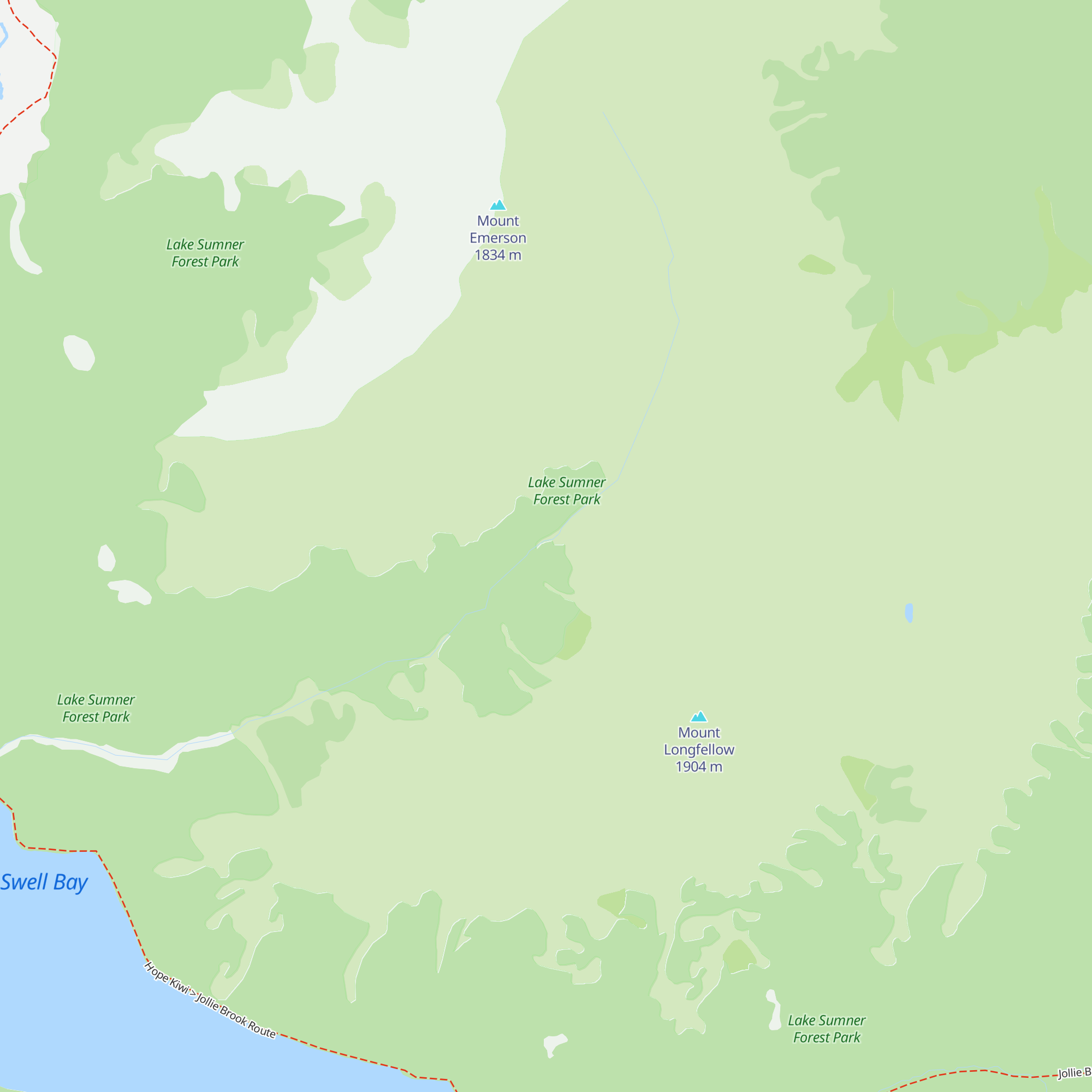 Evangaline Bivvy map