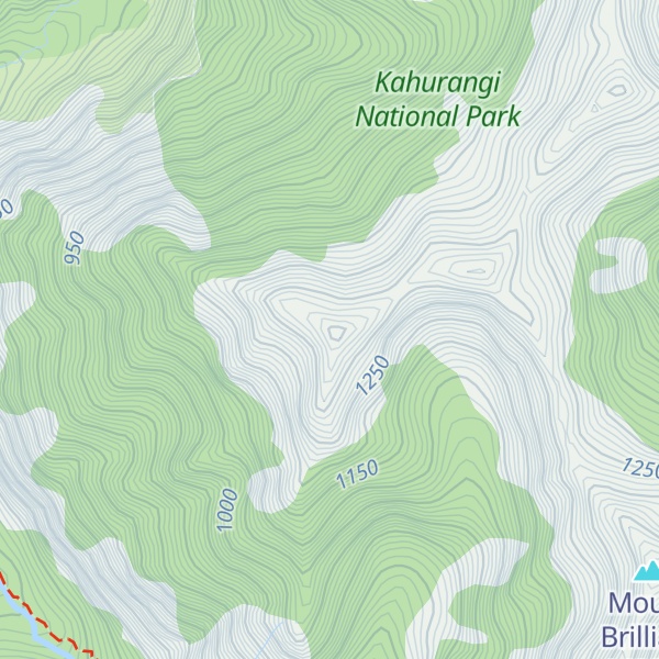 Map of Mount Lester