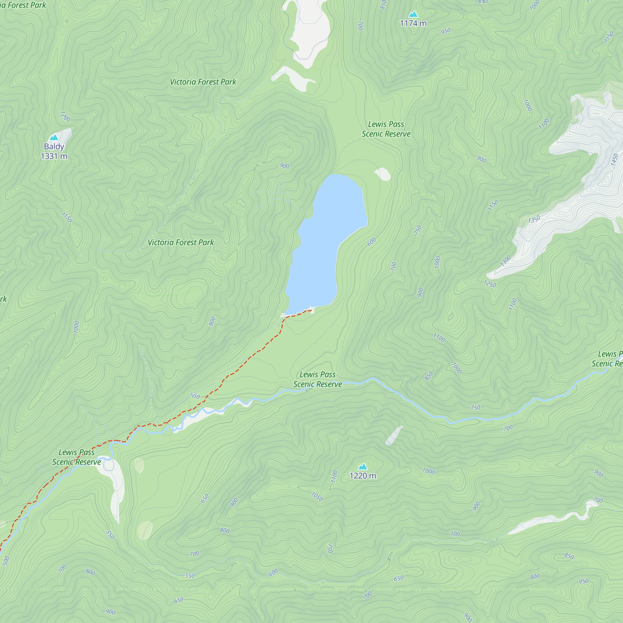 Kōhanga Atawhai - Manson Nicholls Hut map