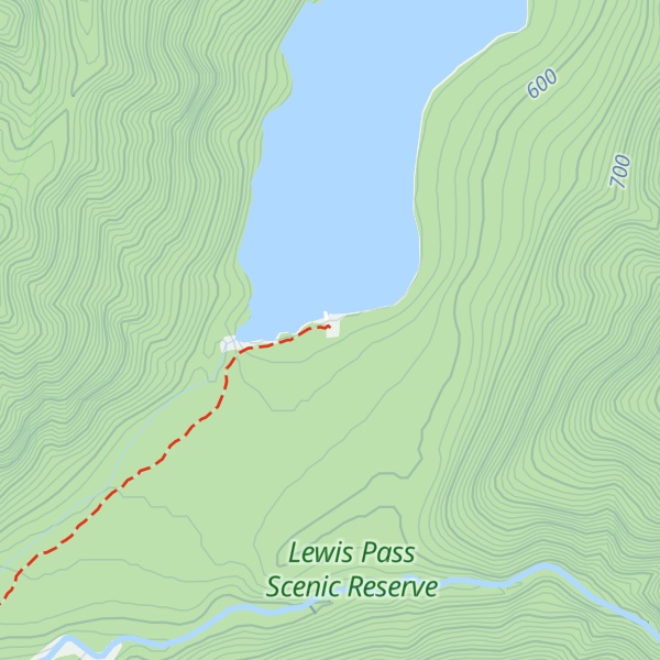Map of Kōhanga Atawhai - Manson Nicholls Hut