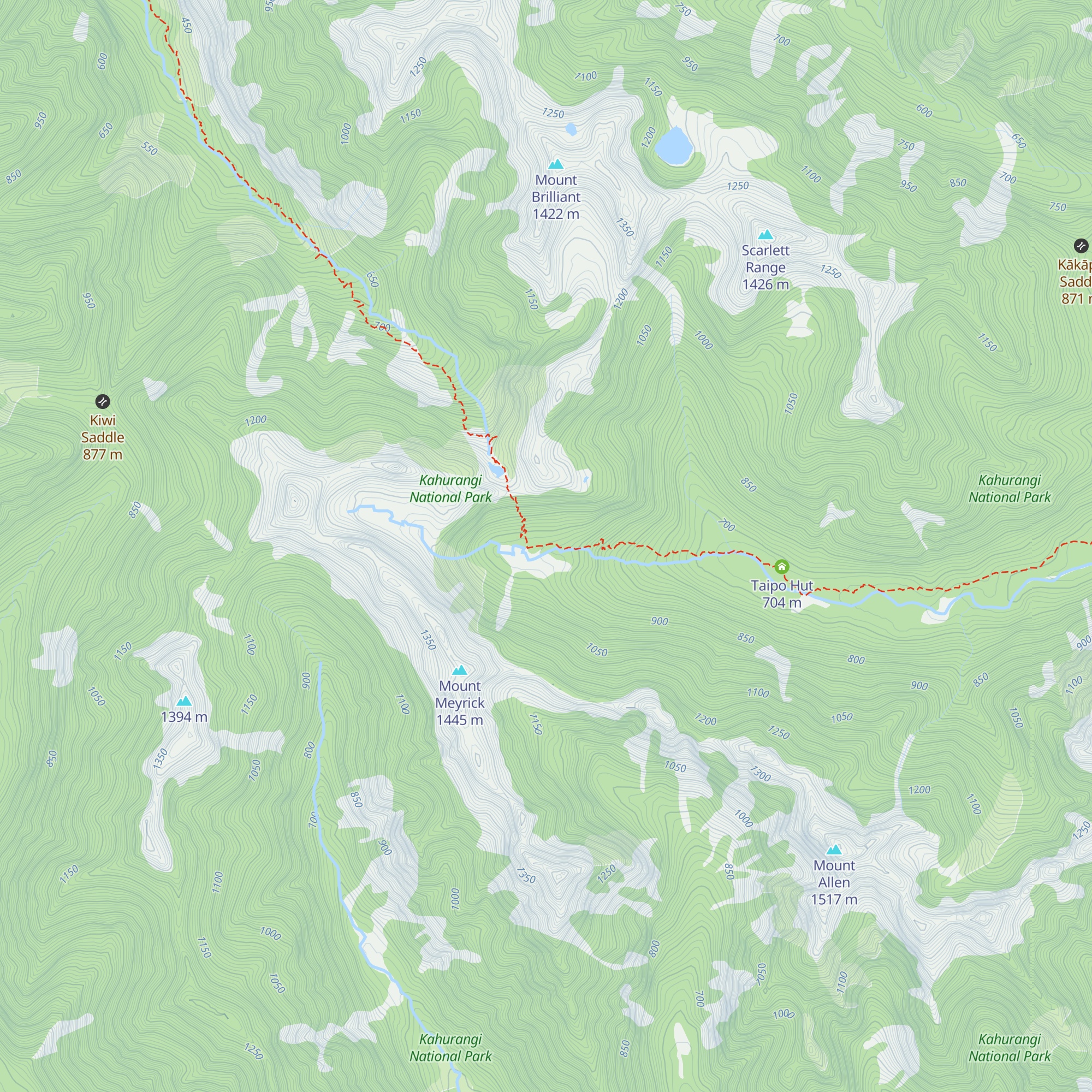 Stag Flat Shelter map