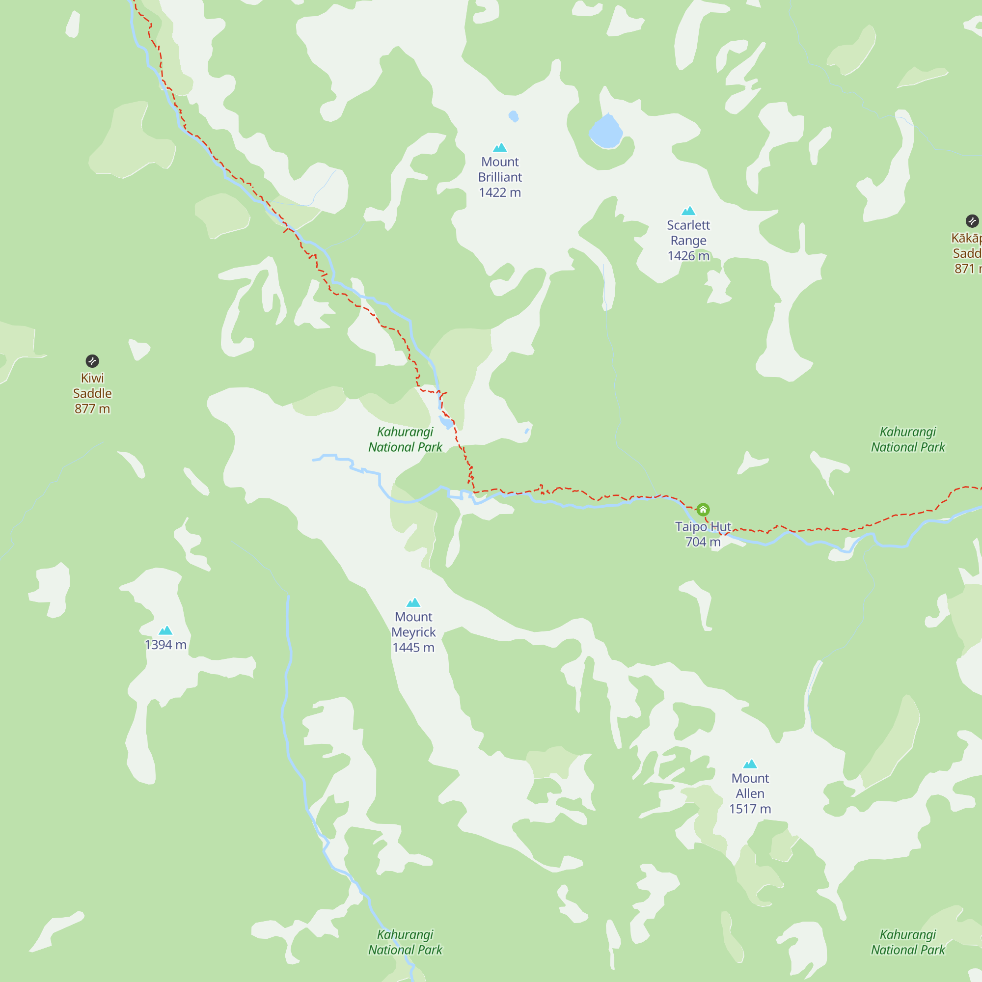 Stag Flat Shelter map