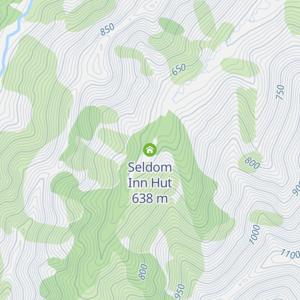Map of Seldom Inn Hut
