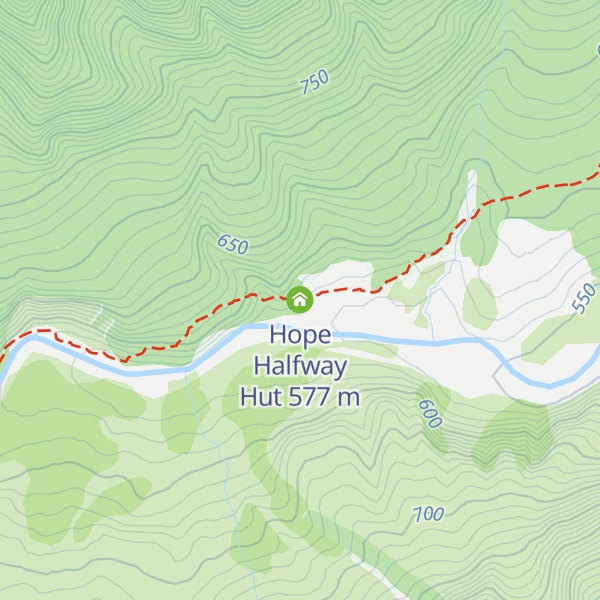 Map of Hope Halfway Hut