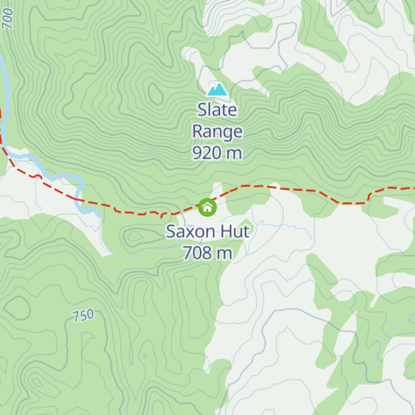 Map of Saxon Hut