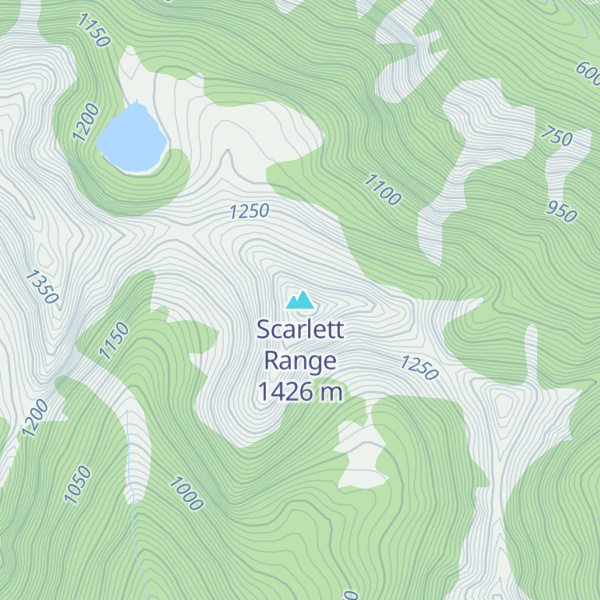 Map of Scarlett Range