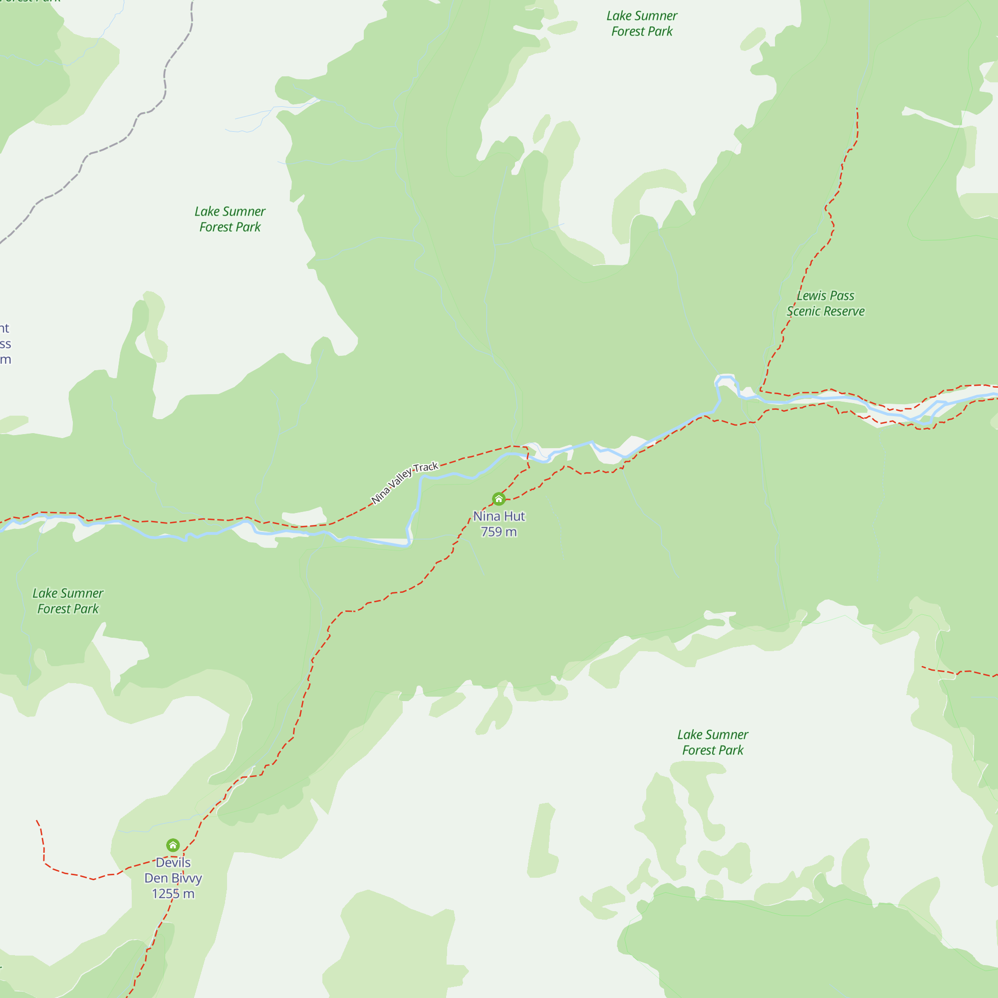 Nina Hut map