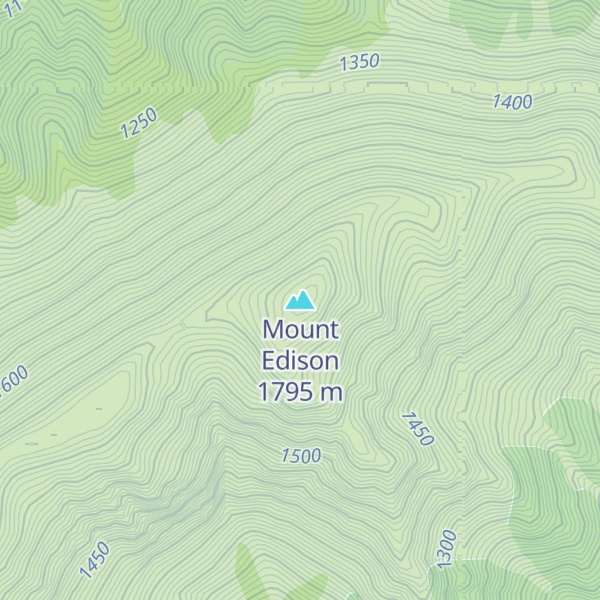 Map of Mount Edison