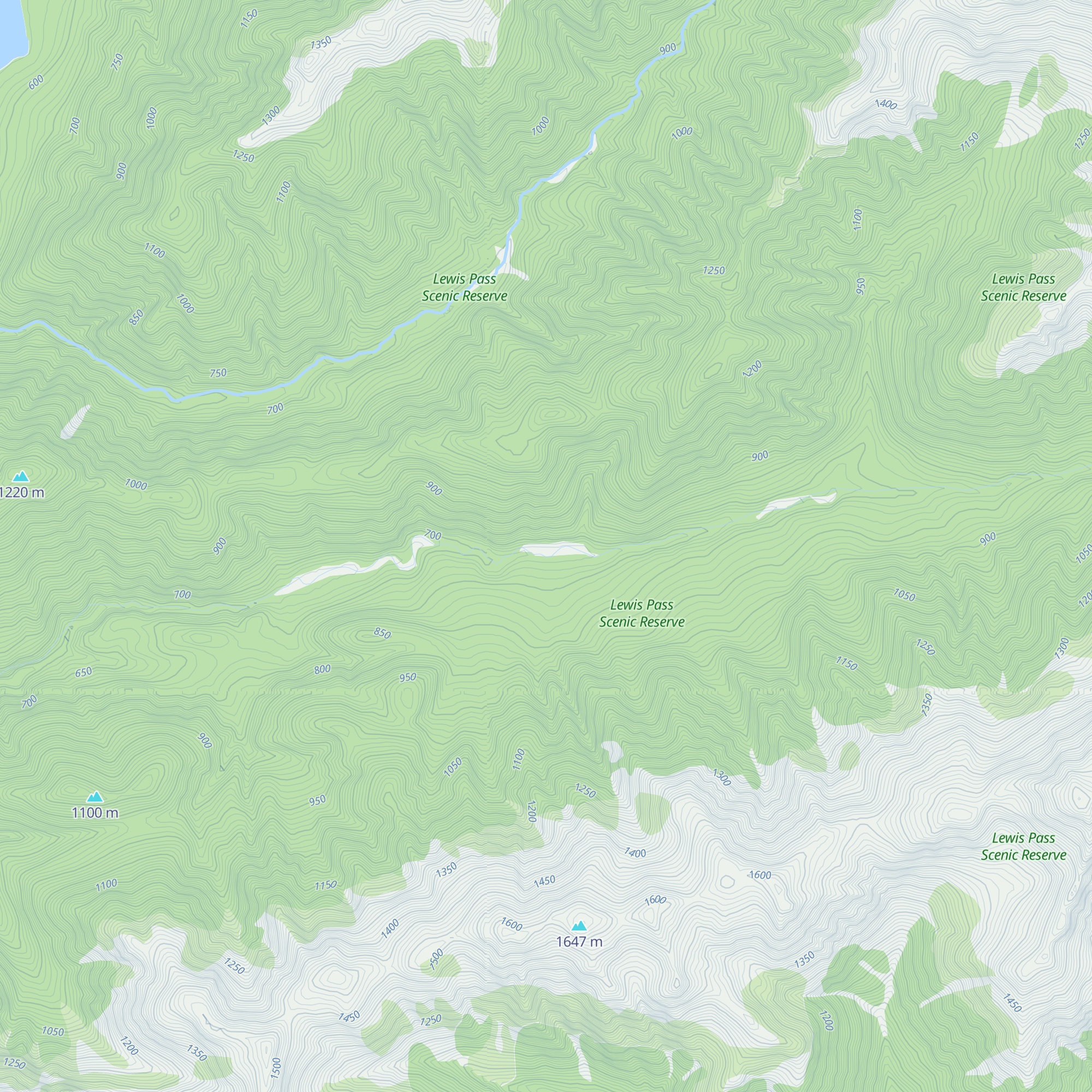 Pell Stream Hut map