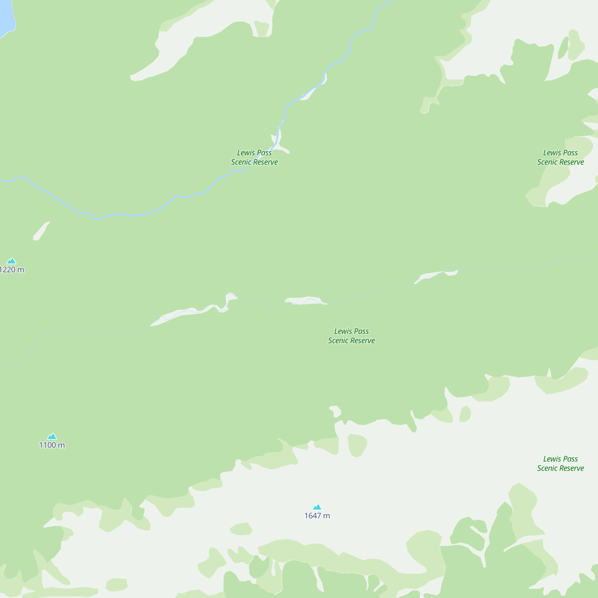 Pell Stream Hut map
