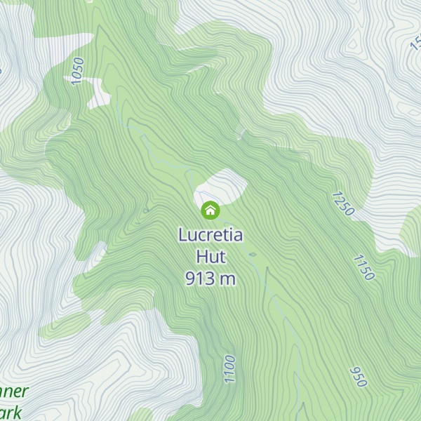 Map of Lucretia Hut