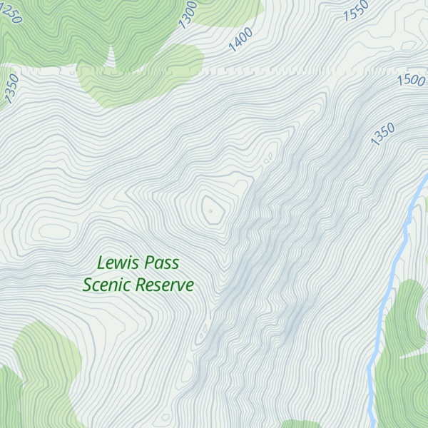 Map of Freyberg Peak